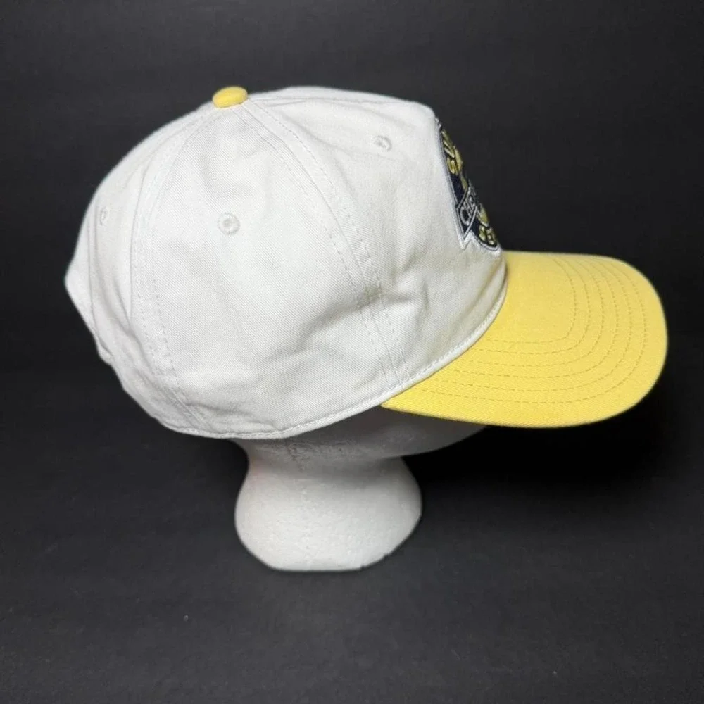Chevrolet Super Service Snapback Hat GM Official‎ Licensed White Yellow Trucker